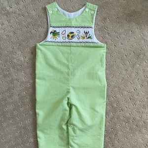 Sucre by Le’ Za Me Smocked Mardi Gras boys Longall 3 Months